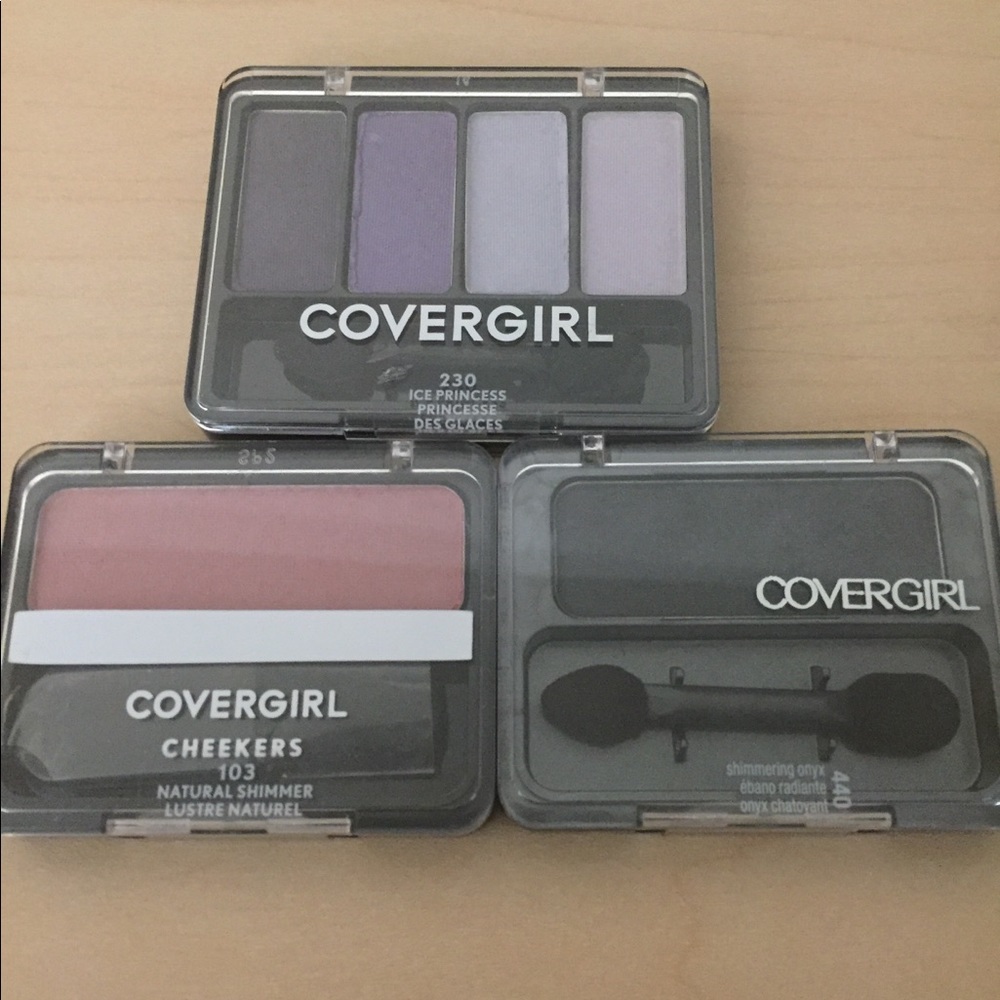 COVERGIRL set of 3, 2 eyes, 1 Cheekers